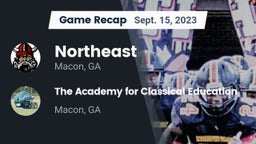 Recap: Northeast  vs. The Academy for Classical Education 2023