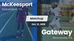 Matchup: McKeesport vs. Gateway  2016