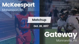 Matchup: McKeesport vs. Gateway  2017