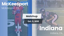 Matchup: McKeesport vs. Indiana  2018