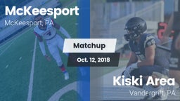 Matchup: McKeesport vs. Kiski Area  2018