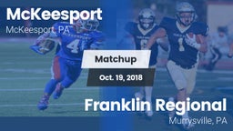 Matchup: McKeesport vs. Franklin Regional  2018