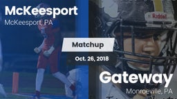 Matchup: McKeesport vs. Gateway  2018