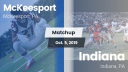 Matchup: McKeesport vs. Indiana  2019