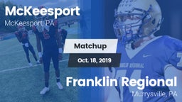 Matchup: McKeesport vs. Franklin Regional  2019