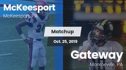 Matchup: McKeesport vs. Gateway  2019