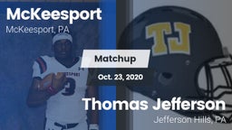 Matchup: McKeesport vs. Thomas Jefferson  2020