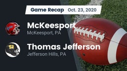 Recap: McKeesport  vs. Thomas Jefferson  2020