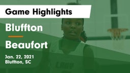 Bluffton  vs Beaufort  Game Highlights - Jan. 22, 2021