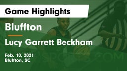 Bluffton  vs Lucy Garrett Beckham  Game Highlights - Feb. 10, 2021