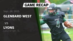 Recap: Glenbard West  vs. Lyons  2015