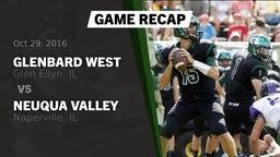 Recap: Glenbard West  vs. Neuqua Valley  2016