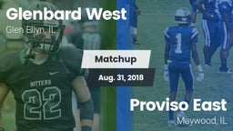 Matchup: Glenbard West High vs. Proviso East  2018