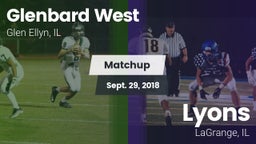 Matchup: Glenbard West High vs. Lyons  2018