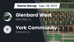 Recap: Glenbard West  vs. York Community  2019