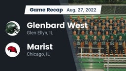 Recap: Glenbard West  vs. Marist  2022