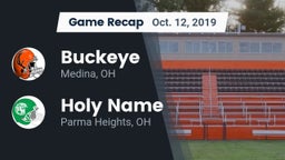 Recap: Buckeye  vs. Holy Name  2019