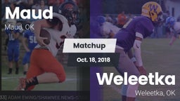 Matchup: Maud vs. Weleetka  2018