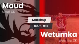 Matchup: Maud vs. Wetumka  2019