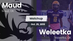 Matchup: Maud vs. Weleetka  2019