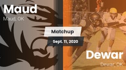 Matchup: Maud vs. Dewar  2020