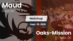 Matchup: Maud vs. Oaks-Mission  2020