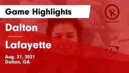 Dalton  vs Lafayette  Game Highlights - Aug. 31, 2021