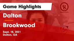 Dalton  vs Brookwood  Game Highlights - Sept. 18, 2021