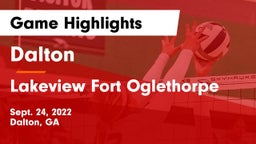 Dalton  vs Lakeview Fort Oglethorpe  Game Highlights - Sept. 24, 2022
