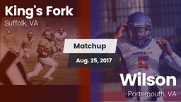 Matchup: King's Fork vs. Wilson  2017