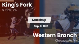 Matchup: King's Fork vs. Western Branch  2017