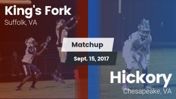 Matchup: King's Fork vs. Hickory  2017