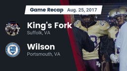 Recap: King's Fork  vs. Wilson  2017