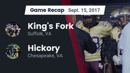 Recap: King's Fork  vs. Hickory  2017