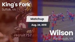 Matchup: King's Fork vs. Wilson  2018