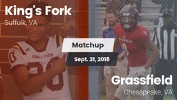 Matchup: King's Fork vs. Grassfield  2018