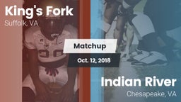 Matchup: King's Fork vs. Indian River  2018
