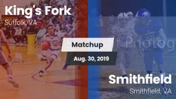 Matchup: King's Fork vs. Smithfield  2019