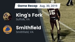 Recap: King's Fork  vs. Smithfield  2019