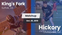Matchup: King's Fork vs. Hickory  2019
