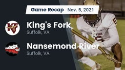 Recap: King's Fork  vs. Nansemond River  2021