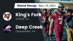 Recap: King's Fork  vs. Deep Creek  2021