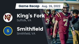 Recap: King's Fork  vs. Smithfield  2022