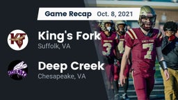 Recap: King's Fork  vs. Deep Creek  2021