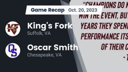 Recap: King's Fork  vs. Oscar Smith  2023