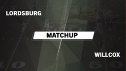 Matchup: Lordsburg vs. Willcox  2016