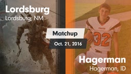 Matchup: Lordsburg vs. Hagerman  2016