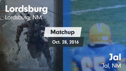 Matchup: Lordsburg vs. Jal  2016