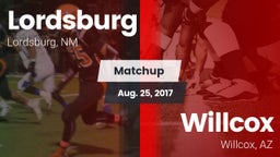 Matchup: Lordsburg vs. Willcox  2017