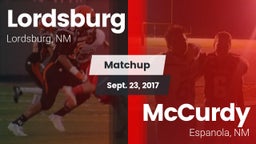 Matchup: Lordsburg vs. McCurdy  2017
